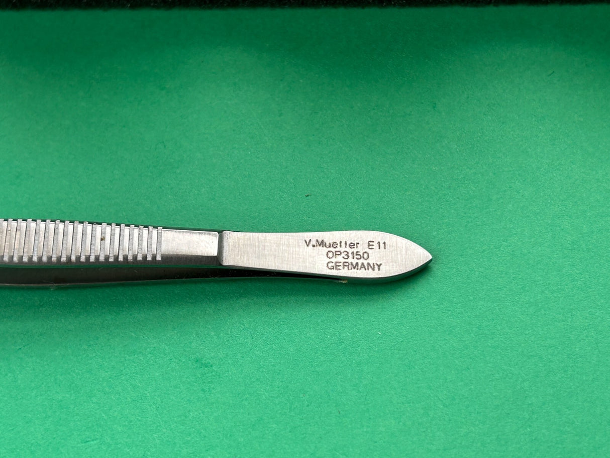 V.Mueller Surgical 3-5/8" 1 x 2 Teeth Forceps