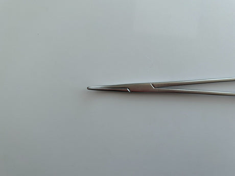 Jarit Schnidt Forceps, Rings Closed, Half Curved, 7 1/2", 449-310