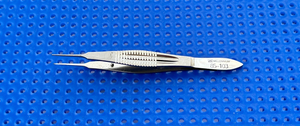 Millennium Surgical 85-103 Wide Handle Suture Forceps, 0.50 mm