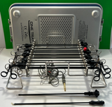 Stryker, V.Mueller, Jarit Laparoscopic 5x33cm Monopolar 13 Instrument Set W Tray
