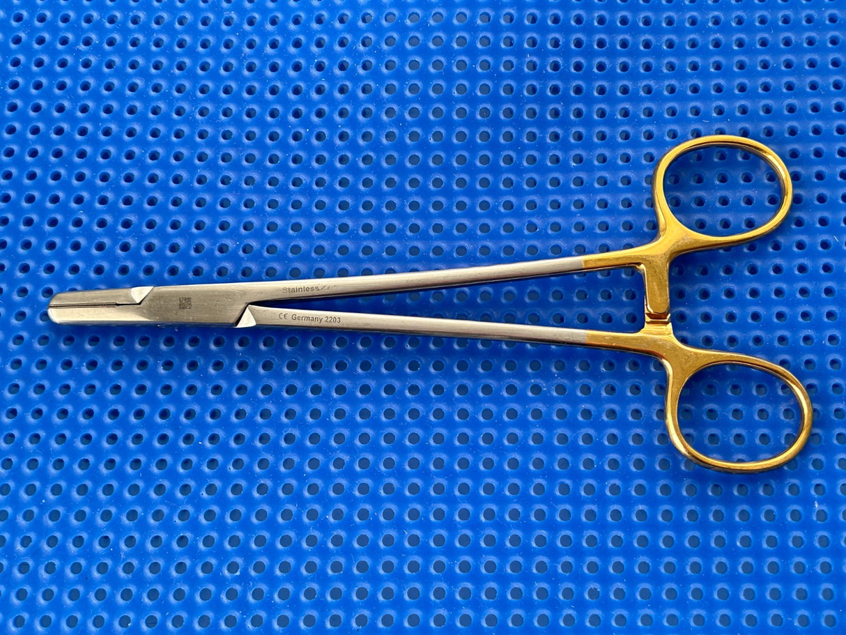 Symmetry Surgical 32-303 Needle Holder; Sternal; Tungsten Carbide; 7 2/3 in