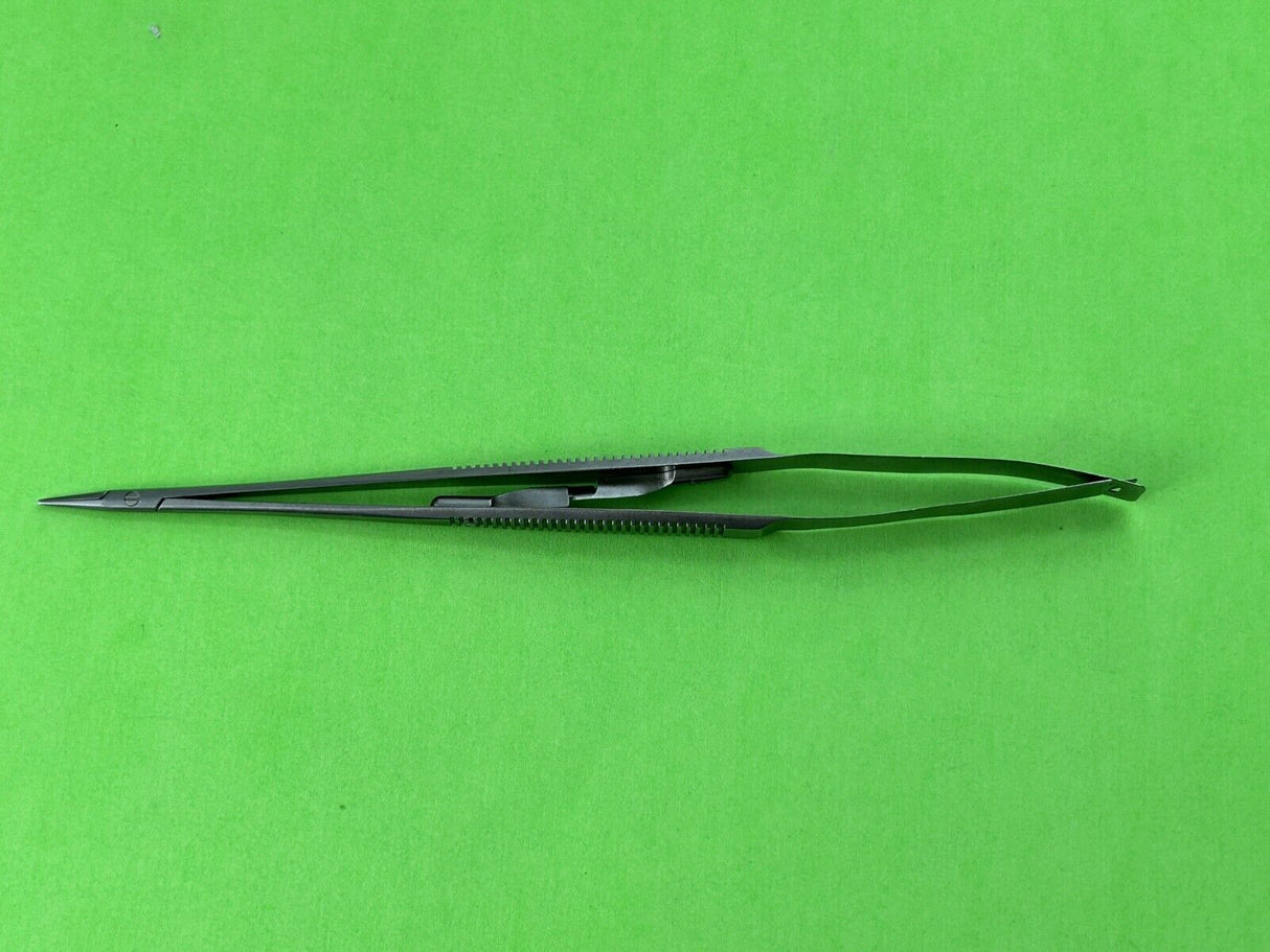 Scanlan Surgical Diamond Dust Jacobson Microsurgical Needle Holder, Lock, 6-3/4"