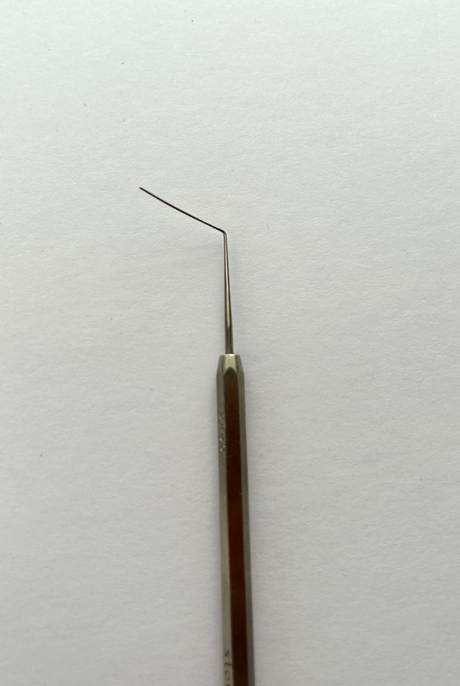 Karl Storz E0485 Barraquer Iris Angled Tip, 0.5mm x 15mm