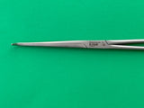 Aesculap Surgical Ligature Forceps, curved, 8 1/4", serrated