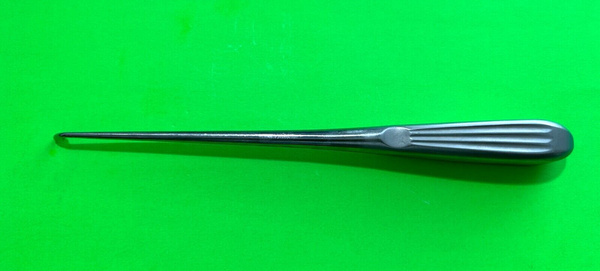 Jarit Surgical 240-090 Bruns Curette Oval Cup #1 Angled Tip