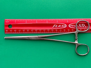 Codman Surgical 8" Rochester Ochsner Forceps, 1x2 Teeth