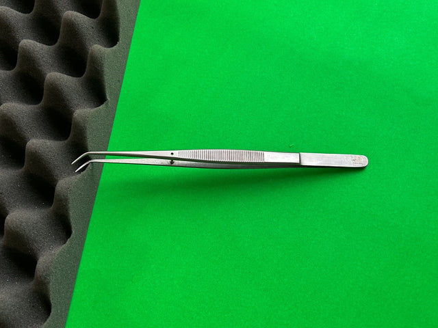 Aesculap BD257R Surgical Angled Dissecting Forceps,  7-7/8"