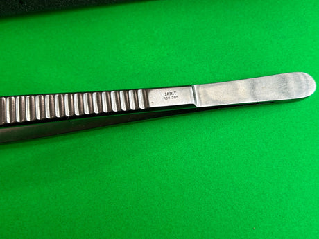 Jarit 130-395 Russian Forceps, Serrated Tips 10-1/4"