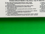 Kirwan 20-1613AU Reusable Yasargil Bayonet Bipolar Forceps, 6-1/4", 1.3mm Tip