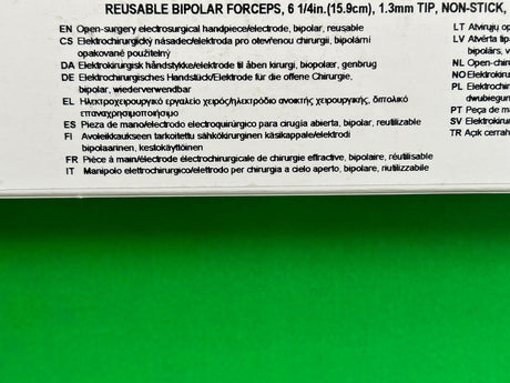 Kirwan 20-1613AU Reusable Yasargil Bayonet Bipolar Forceps, 6-1/4", 1.3mm Tip