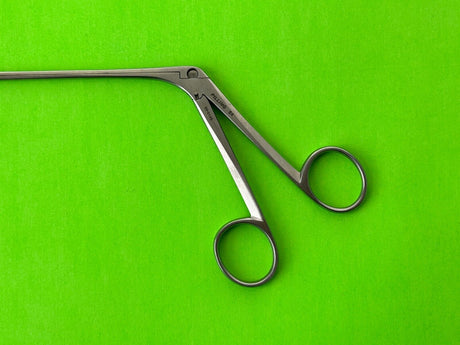 Pilling Surgical 6mm cup Angled Laryngeal Cup Biopsy Forceps 40cm