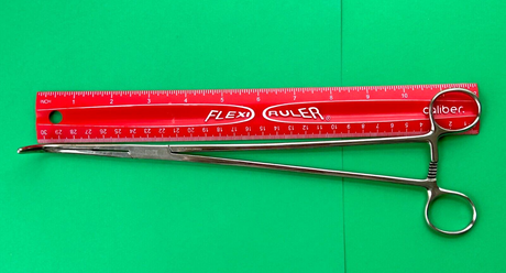 Weck Surgical 12" Mixter Thoracic Clamp Forceps, Angled Shaft