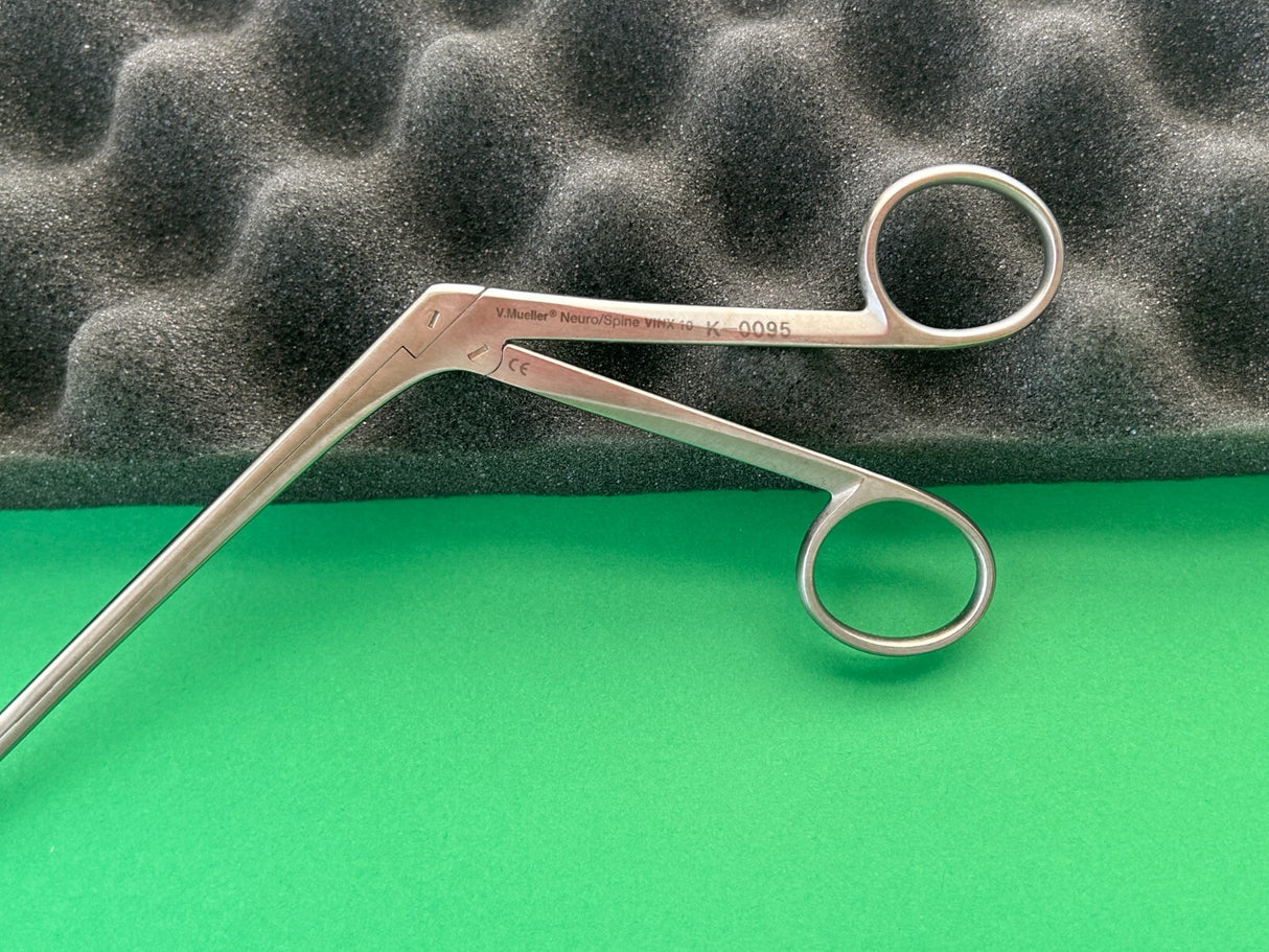 V.Mueller Surgical 5-1/2" Neuro/Spine Grasping Forceps 3 x 8mm Teeth