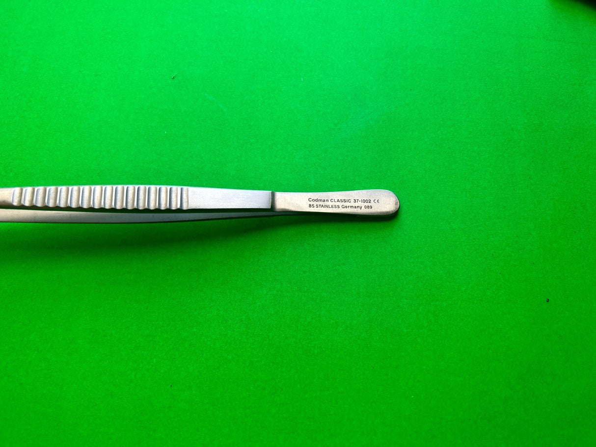 Codman 37-1002 DeBakey Thoracic Tissue Forceps, 9.5"