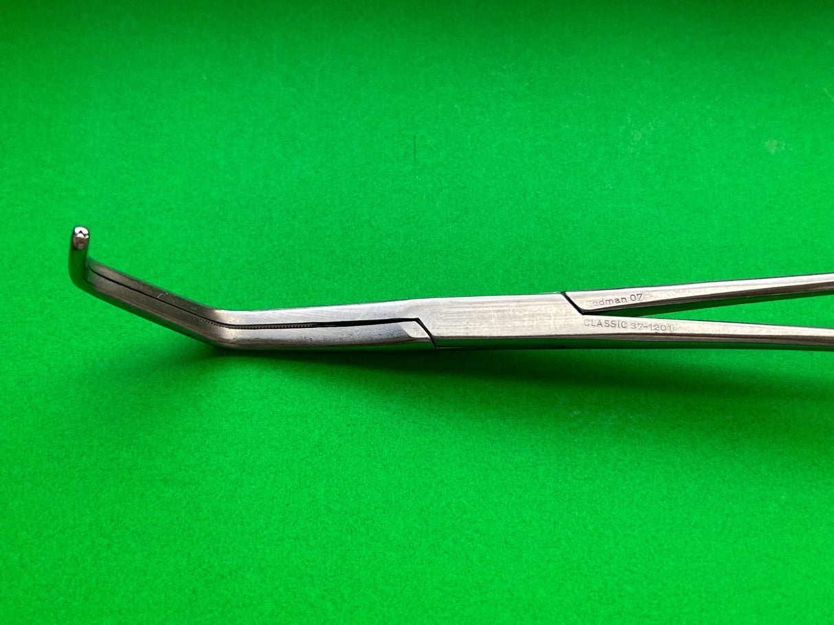 Codman 37-1201 Satinsky Vena Cava Clamp Angled