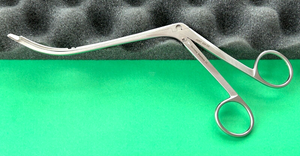 Jarit Surgical Ronis Adenoid Punch, Up-Curved, Triangular Jaws, No.1