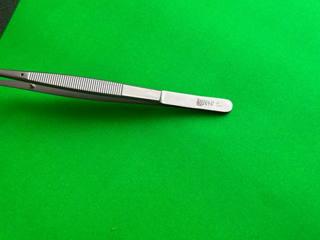 Aesculap BD257R Surgical Angled Dissecting Forceps,  7-7/8"