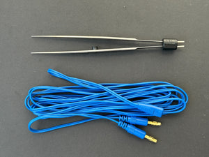 SSI 08-0099  Symmetry Bipolar Forceps; Straight; Non-Insulated; 0.2 mm Tips