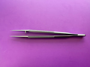 ASSI 22702 Classic Forceps, 15cm, Round Handle 8mm diameter 0.2mm Tip