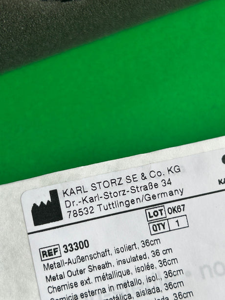 Karl Storz 33300 Metal Outer Sheath, Insulated, 36cm