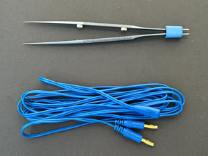 CODMAN 80-1574 Straight Titanium Malis Bipolar Forceps Delicate W/ Free Cable