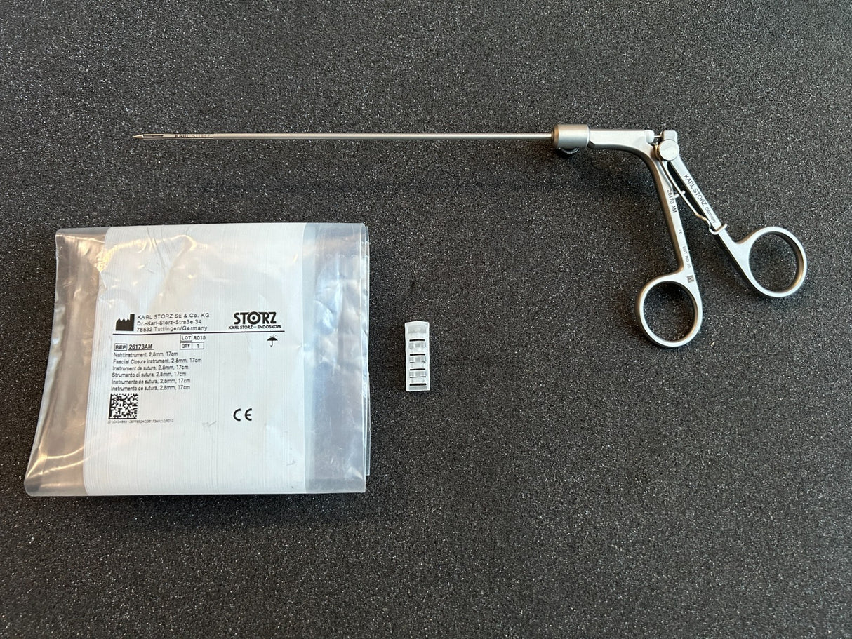 Karl Storz 26173AM Closure Instrument 2.8mm, 17cm Working Length