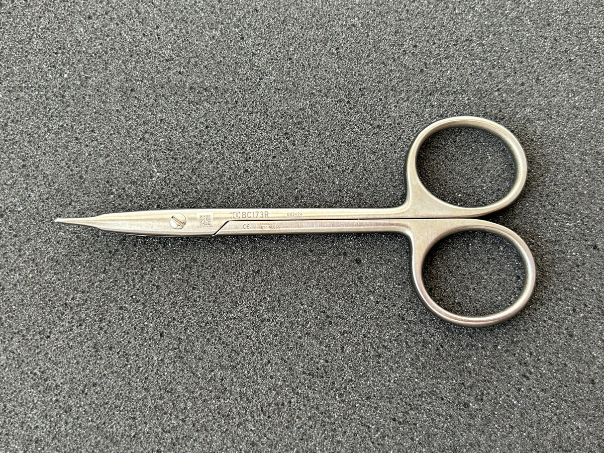 Aesculap BC173R Stevens Tenotomy Scissors, Curved, Blunt, 4.25"