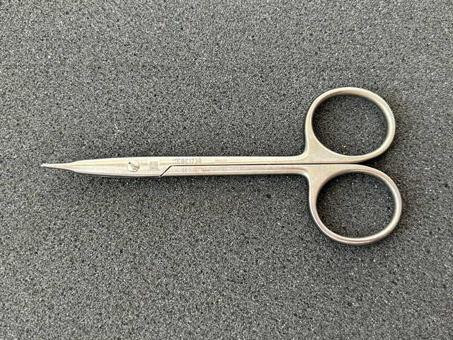 Aesculap BC173R Stevens Tenotomy Scissors, Curved, Blunt, 4.25"
