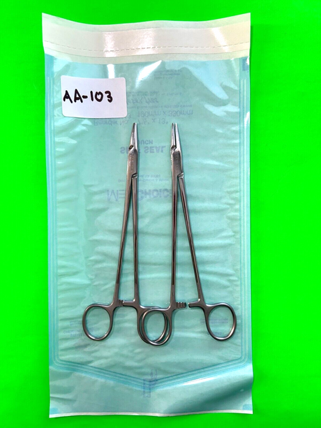 Scanlan Surgical 6006-620 Needle Holder Diamond Dust jaws, 8-1/8"