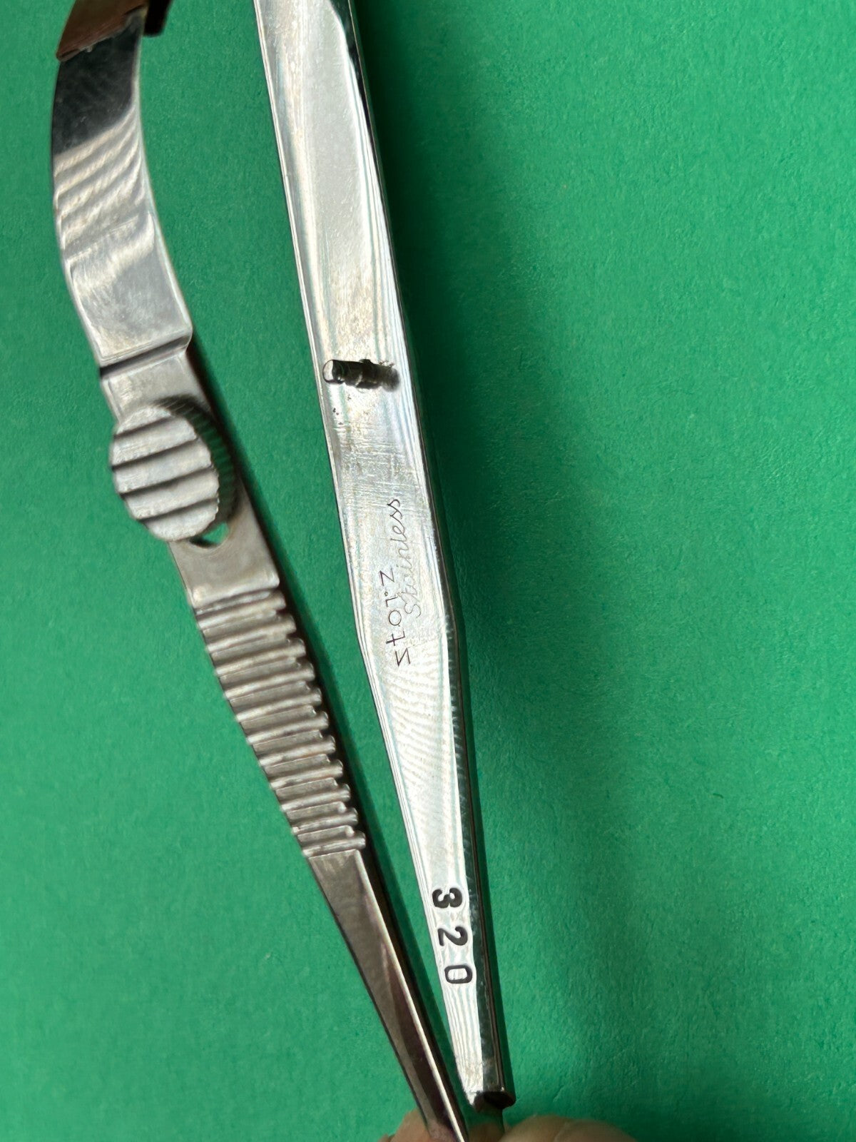 Karl Storz Surgical Eye Scissors, Delicate, Curved Left