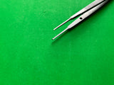 V.Mueller K04 NL1440 Gerald Tissue Forceps Microsurgery Delicate 1X2 Teeth 7"