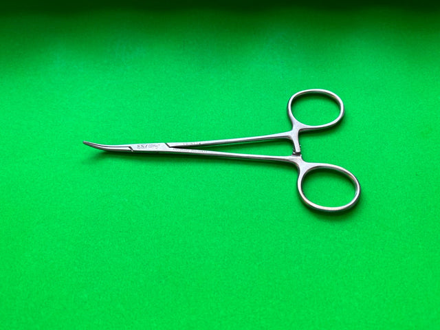 SSI Ultra 15-4112  Micro Halsted Mosquito Forceps, Curved, 4.75"