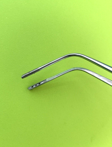 Karl Storz Surgical 10-1/2" ENT Jackson Laryngeal Applicating Forcep 1 x 2 Teeth