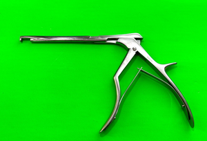 Ruggles Surgical Kerrison Rongeur 5mm down bite 90° Shaft 7"