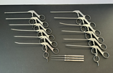 Stryker Conquest Set of 15 Arthroscopic Punches/Graspers/Probes With Tray *NEW*