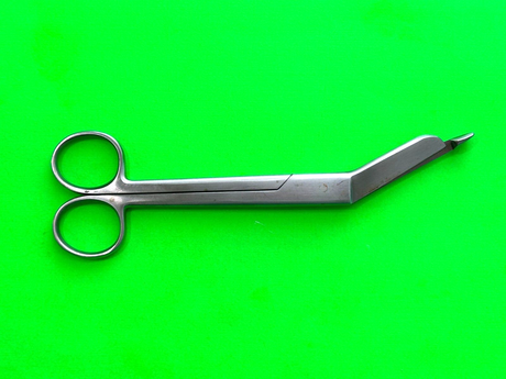 V.Mueller Surgical SU2007 Bandage Scissors, Angled 6cm Blade Size