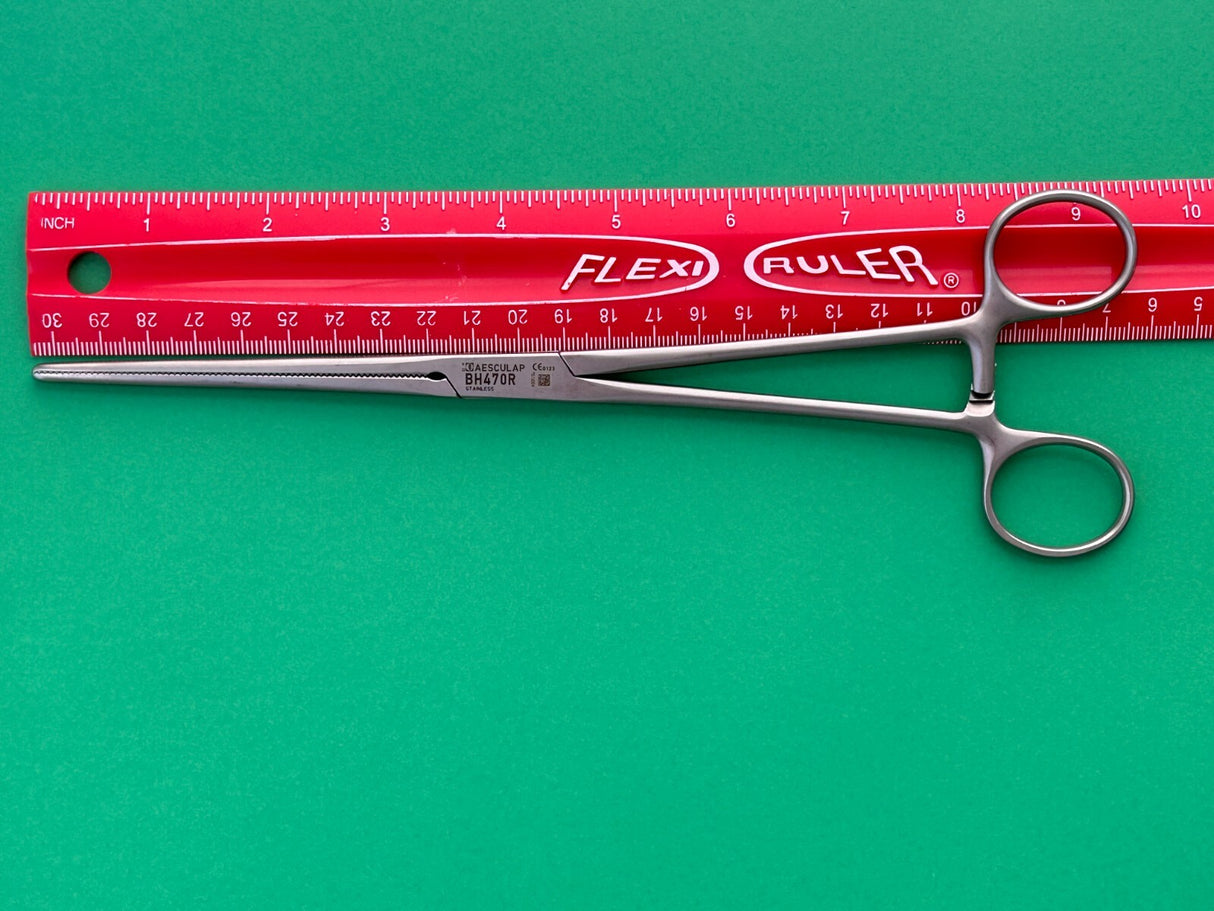 Aesculap Surgical Pean Hemostatic Forceps, Straight 9-1/2" blunt