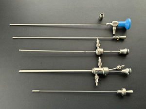 Stryker 2.9mm 30° Hysteroscope Set Rev360 W/Sheaths and FREE Storz Adapter