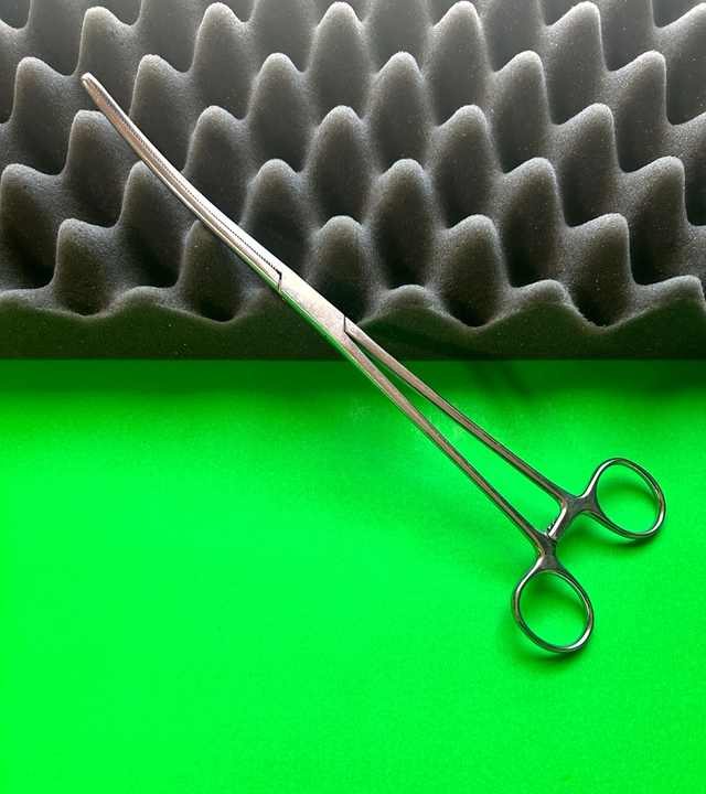 Codman 30-4573 Rochester-Pean Hemostatic Forceps 10" Curved