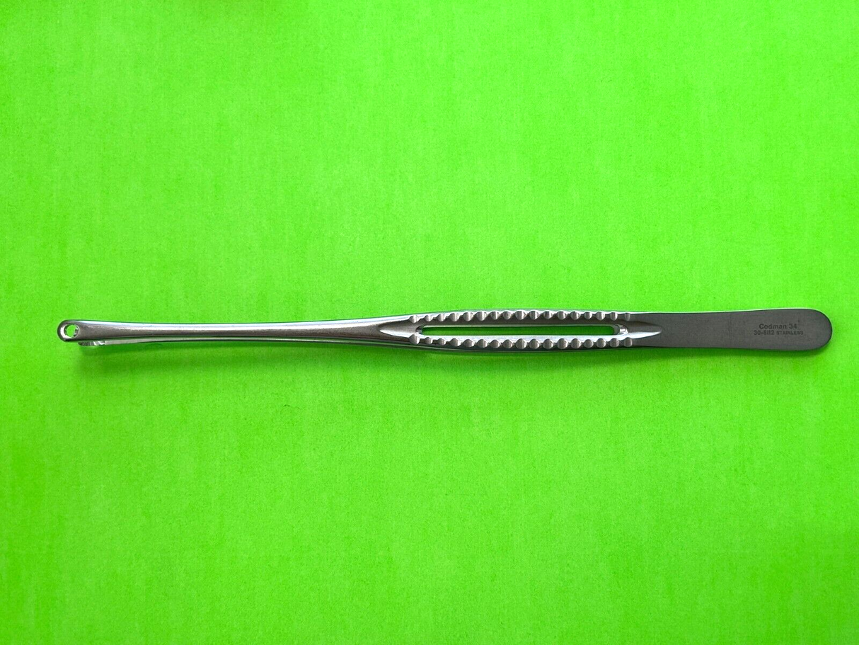 Codman Surgical 6mm Wide Tip Mayo-Russian Tissue Forceps 9"