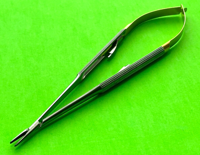 Aesculap Surgical 7" TC Micro Needle Holder With Lock