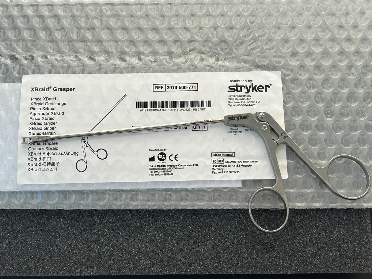 Stryker Prince XBraid Suture Grasper, Orthopedic Grasper/Forcep **NEW**