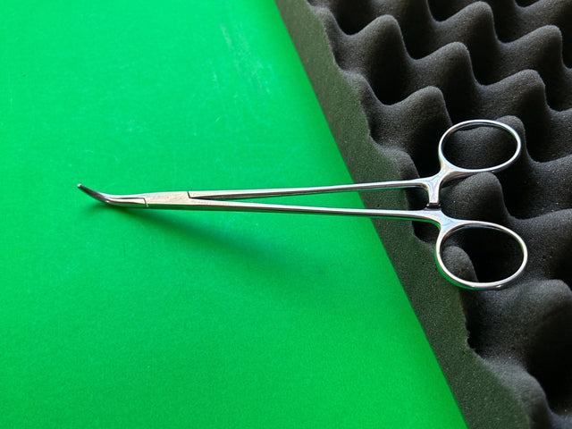 Codman 30-4290 Schnidt Hemostatic Forceps, Curved, 7.25"
