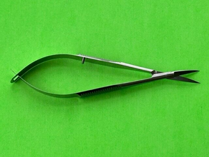 Karl Storz Surgical 4-3/4" Iris Scissors Curved Sharp