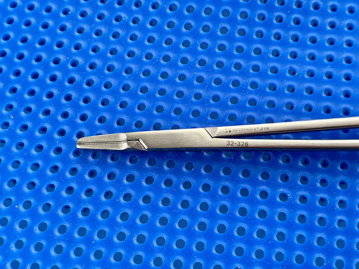 Symmetry Surgical 32-326 Needle Holder; Ryder; Tungsten Carbide; 8 in