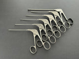 Acufex Set of 6 Micro Arthroscopic Instruments Punch & Graspers With Tray