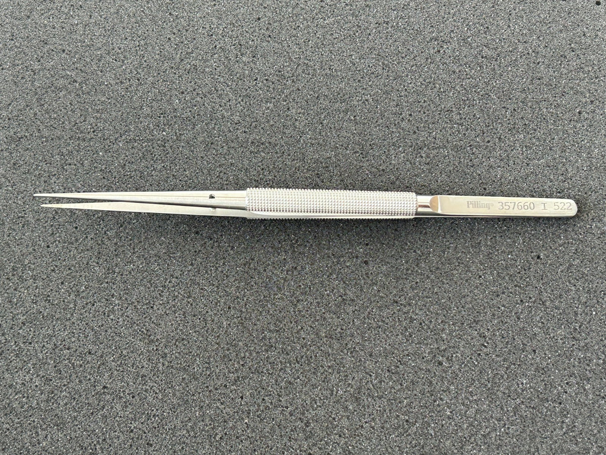 Pilling 357660 MICRO TYING FORCEPS, 0.5mm tip, 7-1/8"