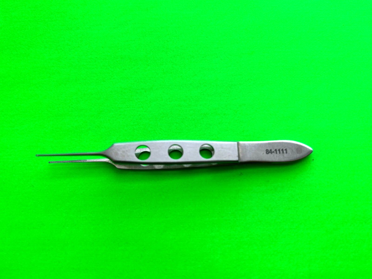 Jarit Surgical 355-123 Bishop-Harmon Iris Tissue Forceps Serrated Tip