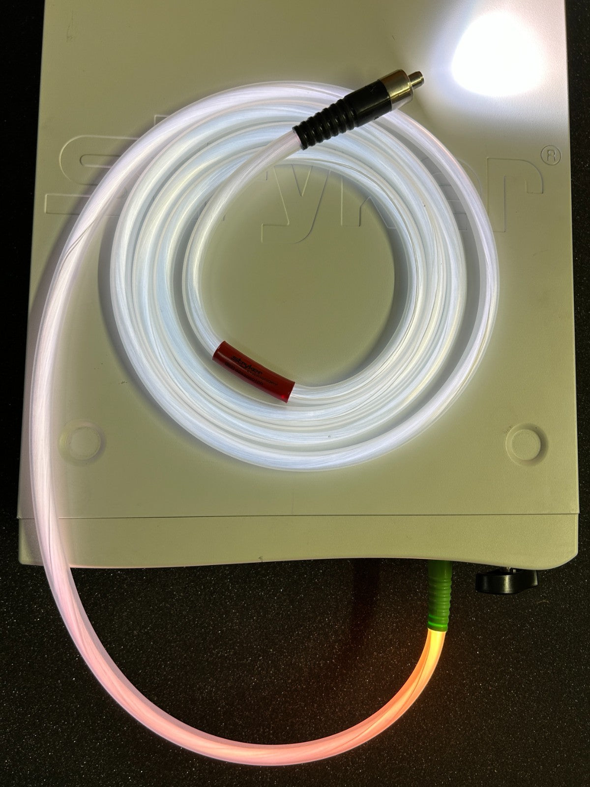 Stryker SafeLight 233-050-100 Fiber Optic Light Cable 5mmx10ft Excellent Fibers
