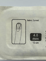Arthrex AR-8400CSR Blade Sabre,Curved,4.0mmx13 cm IN DATE (5 Shaver Blades)